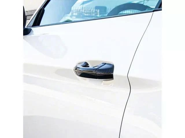 Ford Mustang S550 Carbon Fiber Door Handle Covers - Exotics Carbon Design