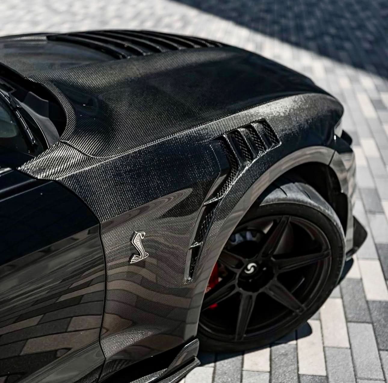 Ford Mustang S550 – GTD Style Vented Carbon Fiber Fenders - Exotics Carbon Design