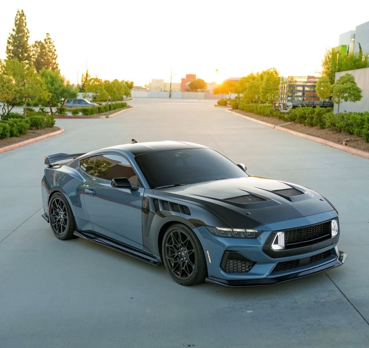 Ford Mustang S650 – GTD Style Carbon Fiber Vented Fenders - Exotics Carbon Design