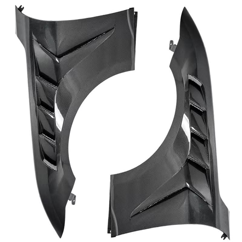 Ford Mustang S650 – GTD Style Carbon Fiber Vented Fenders - Exotics Carbon Design