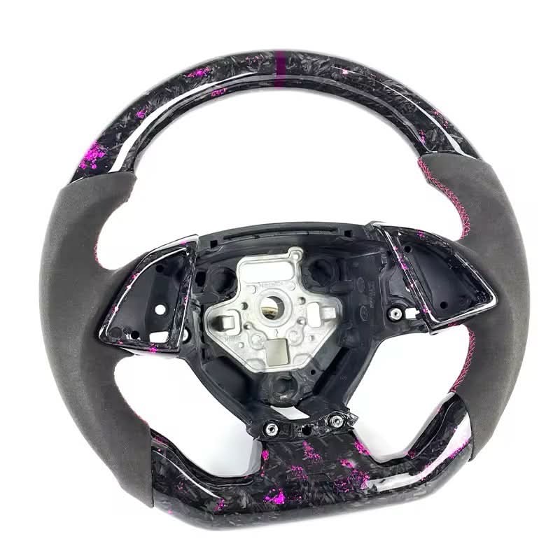 Forged Carbon Fiber & Alcantara Steering Wheel – Chevrolet Corvette C7 (2014–2019) - Exotics Carbon Design