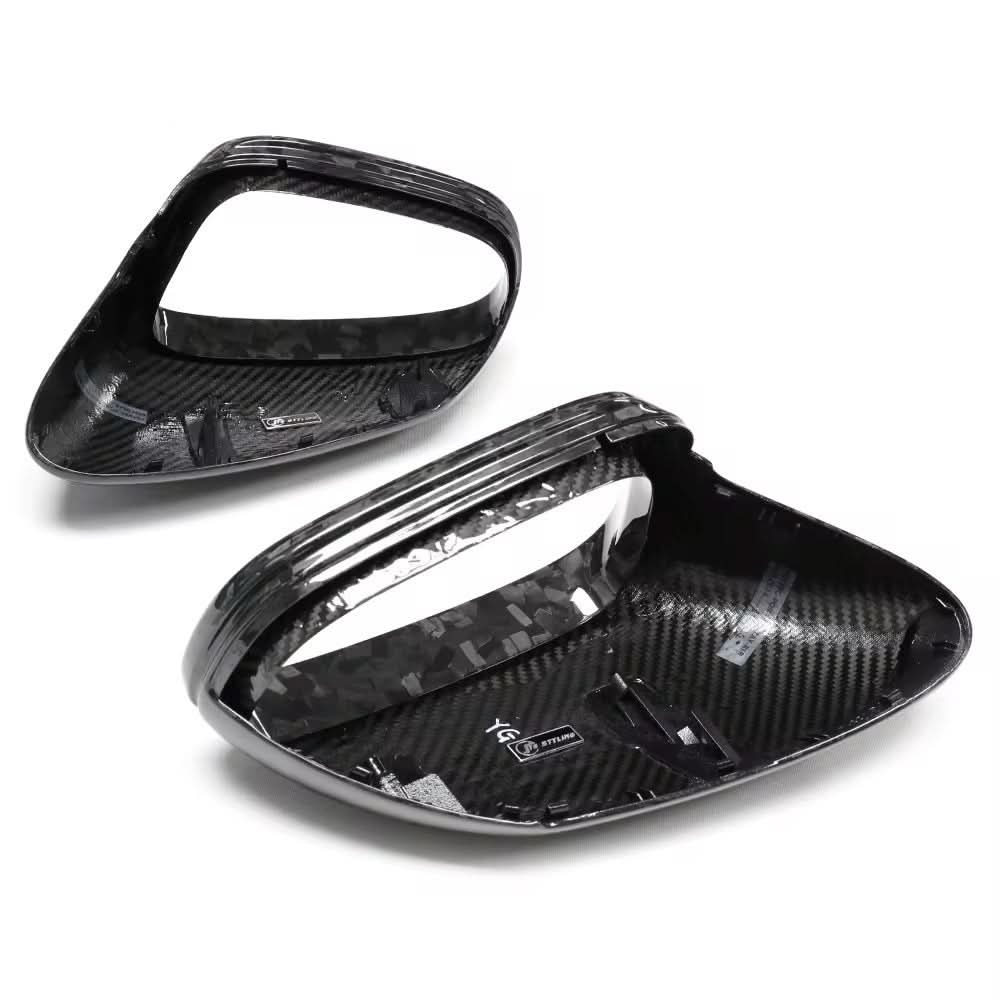 Forged Carbon Fiber Mirror Caps – Porsche 911 992 (2019–2024) - Exotics Carbon Design