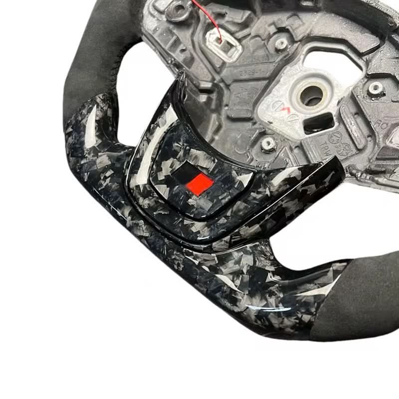 Forged Carbon Fiber Steering Wheel with Alcantara – Toyota GR Supra A90 / A91 (2020–2024) - Exotics Carbon Design