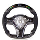 Forged Carbon Race Inspired Steering Wheel with LED RPM Display – Tesla Model 3 / Model Y (2017–2023) - Exotics Carbon Design