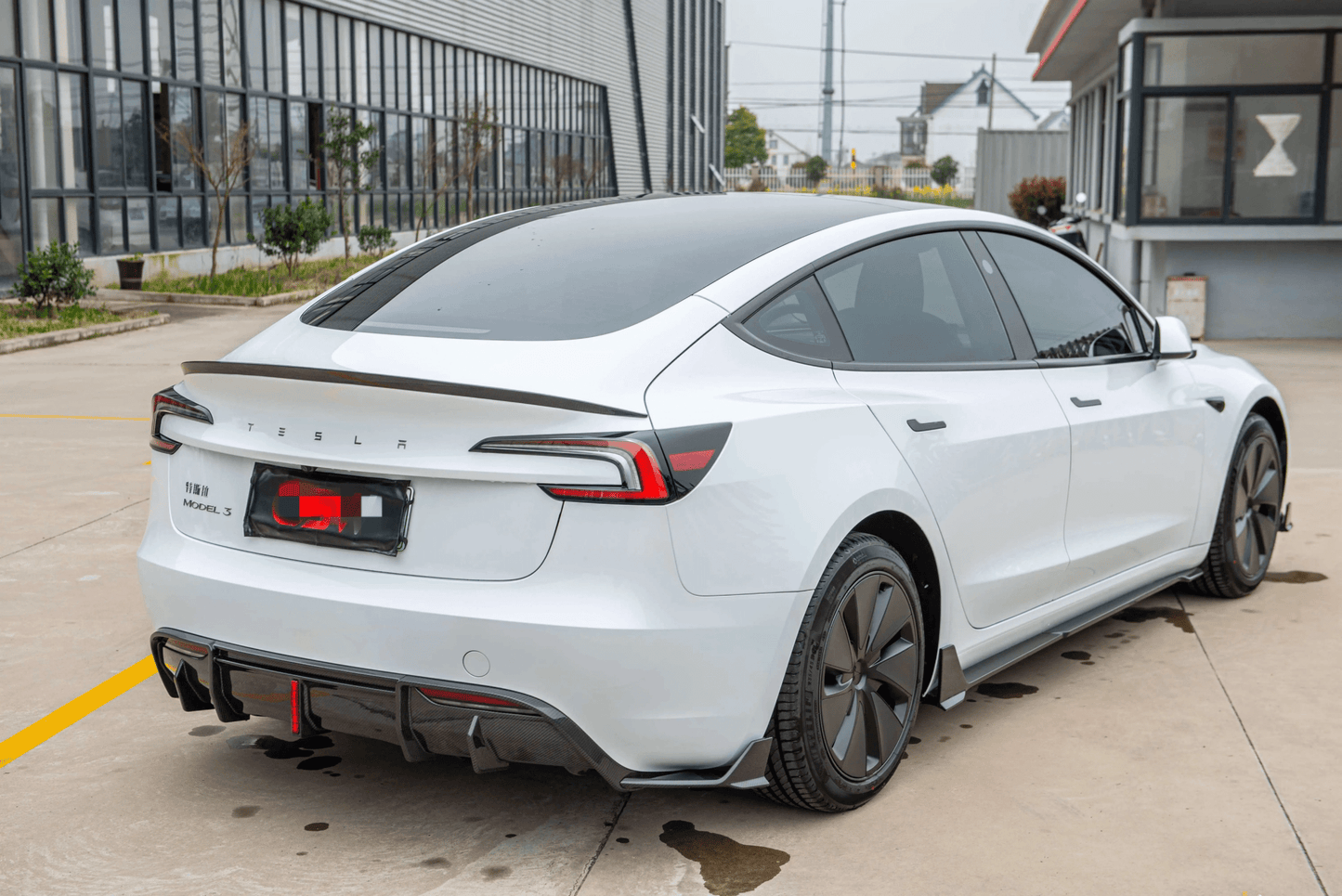 Full Carbon Fiber Aero Kit - Tesla Model 3 Highland (2024+) - Exotics Carbon Design