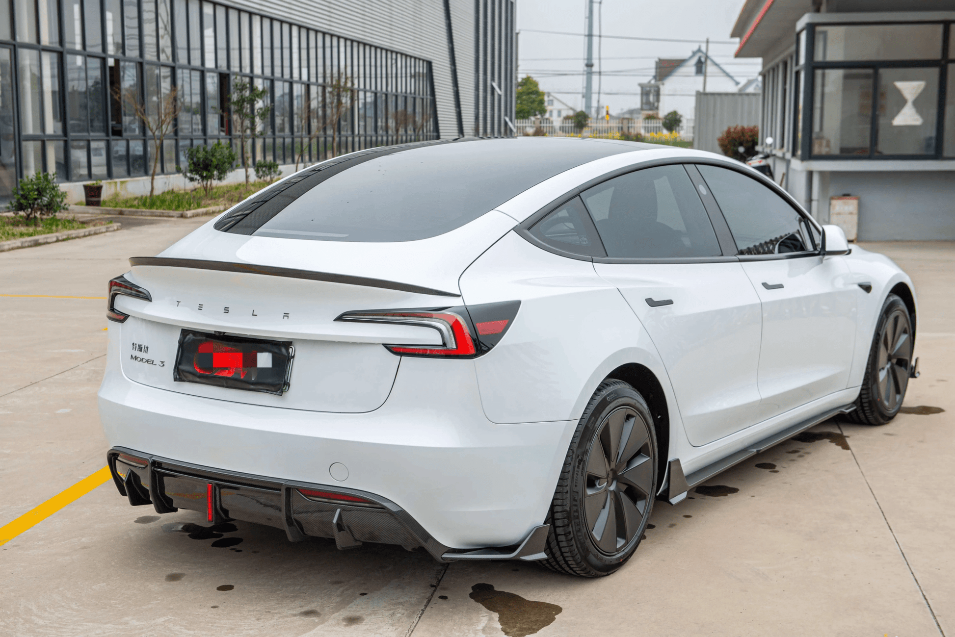 Full Carbon Fiber Aero Kit - Tesla Model 3 Highland (2024+) - Exotics Carbon Design