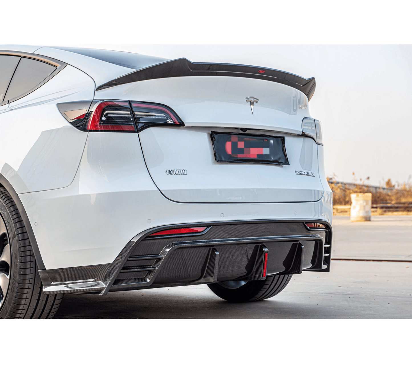 Full Carbon Fiber Body Kit - Tesla Model Y (2020–2024) - Exotics Carbon Design