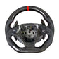 Full Carbon Fiber Perforated Leather Grips Steering Wheel - Chevrolet Camaro (2016–2024) - Exotics Carbon Design