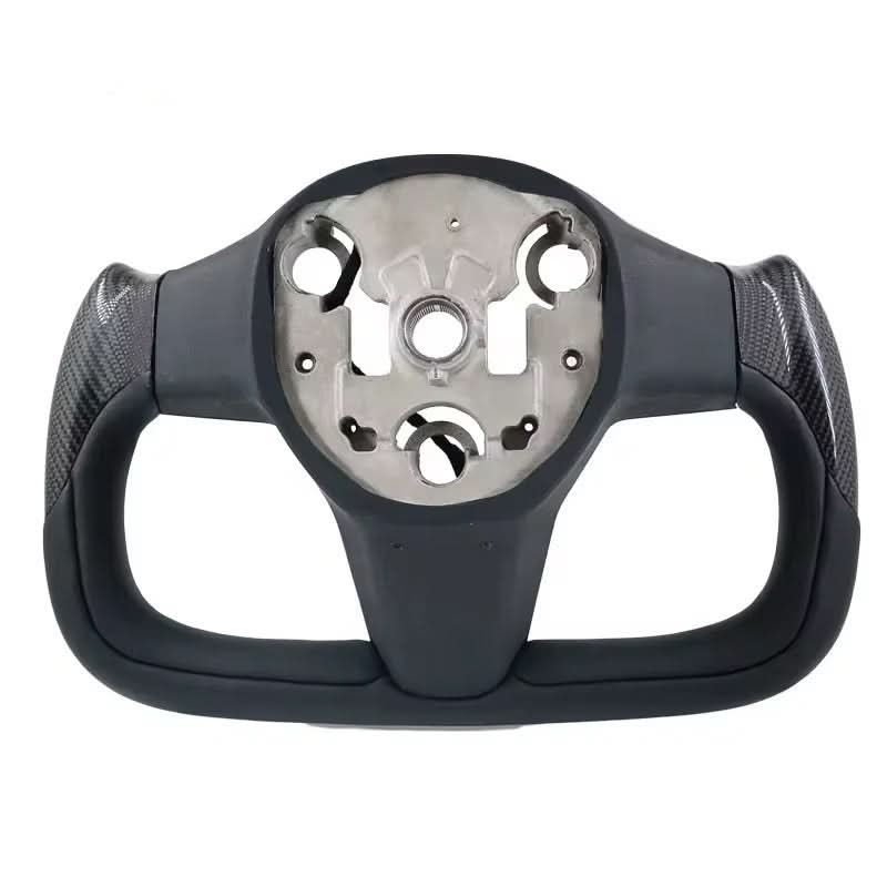 Full Carbon Fiber Race - Style Steering Wheel – Tesla Model Y (2021–2024) - Exotics Carbon Design