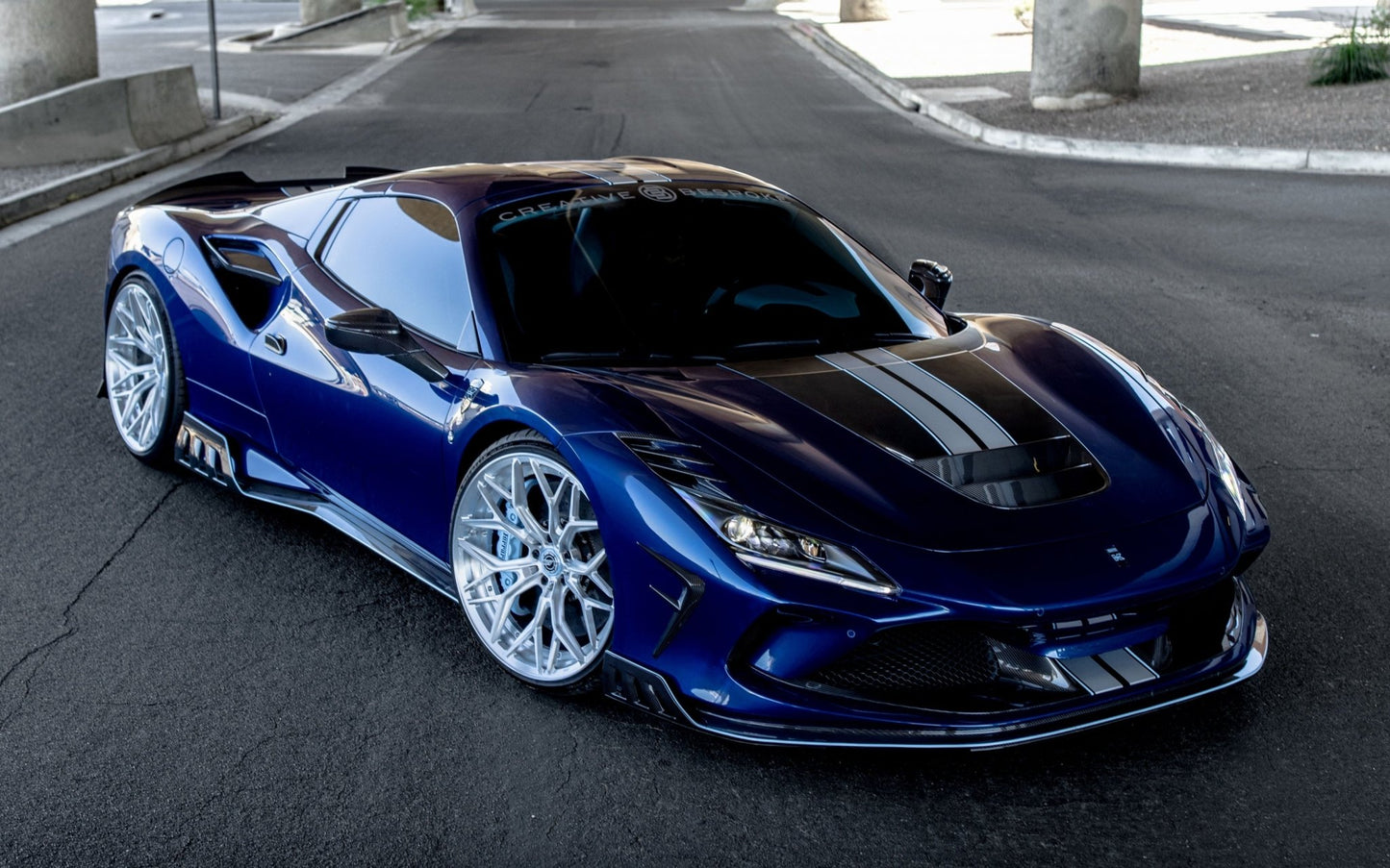 Full Exotic Design Carbon Fiber Aero Kit – Ferrari F8 Tributo (2020–2024) - Exotics Carbon Design