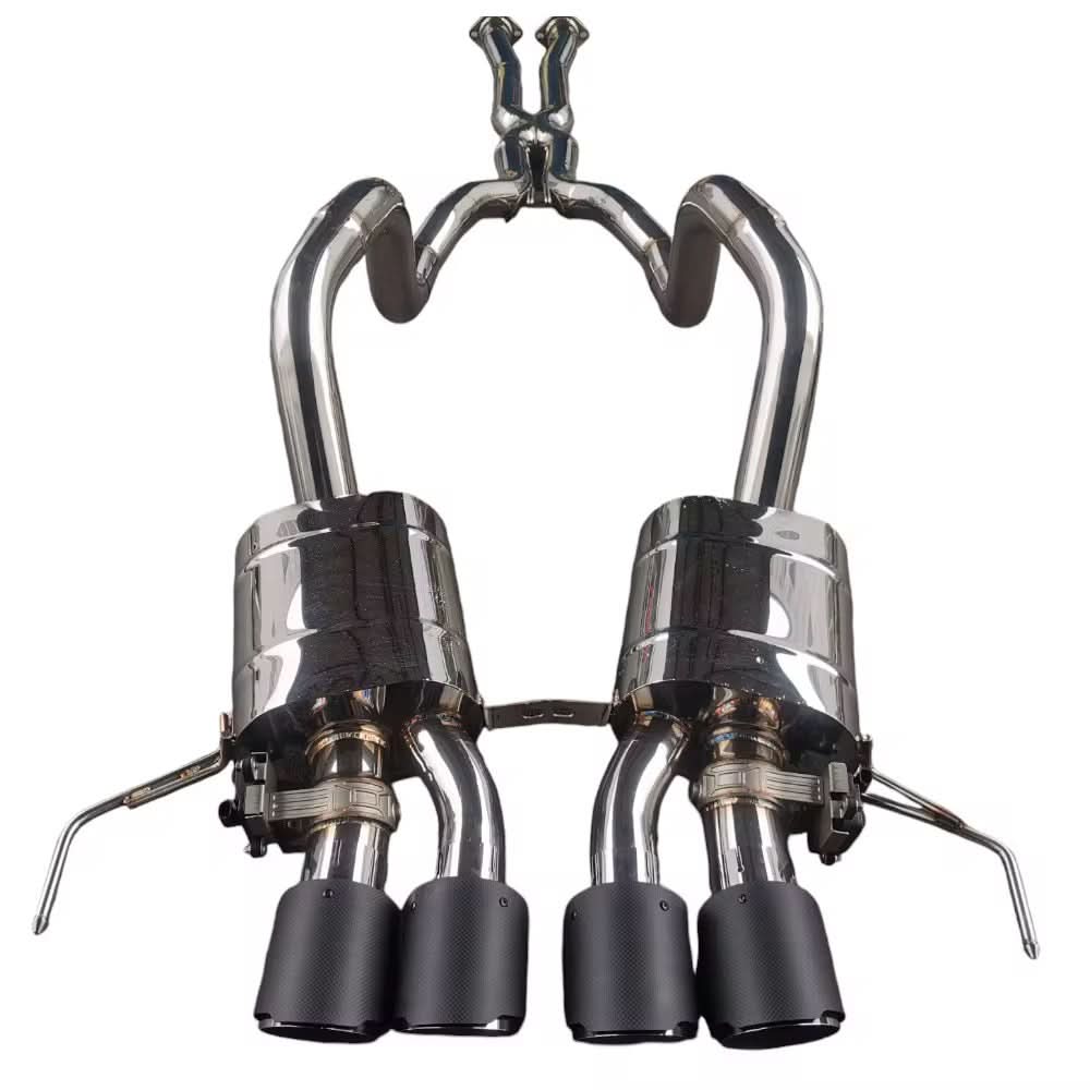 Full Performance Stainless Steel Cat - Back Exhaust System – Chevrolet Corvette C7 - Exotics Carbon Design