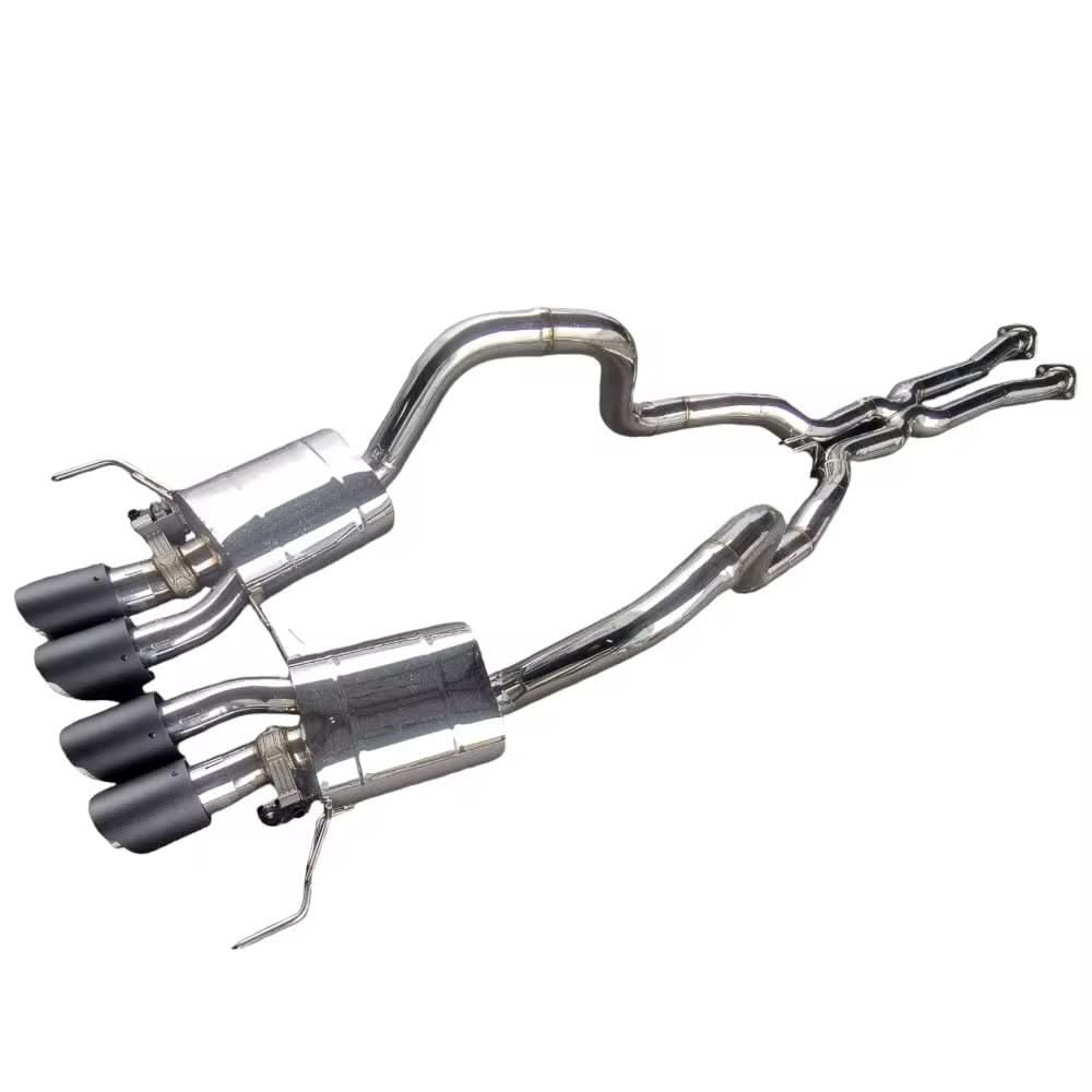 Full Performance Stainless Steel Cat - Back Exhaust System – Chevrolet Corvette C7 - Exotics Carbon Design