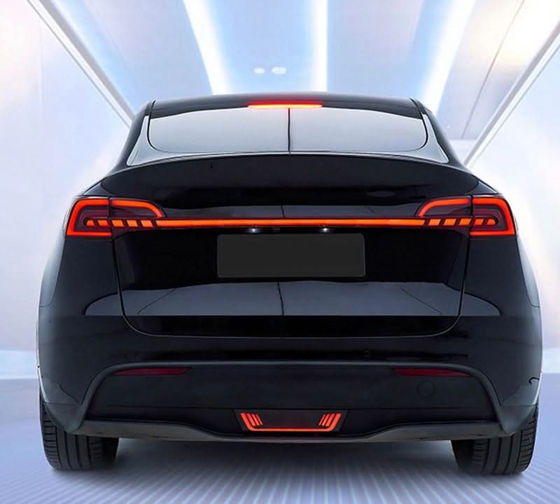 Full Width LED Tail Light Sequential Turn Signal – Tesla Model Y (2017 - 2022) - Exotics Carbon Design
