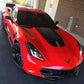 Gloss Black Front Lip – Chevrolet Corvette C7 (2014–2022) - Exotics Carbon Design