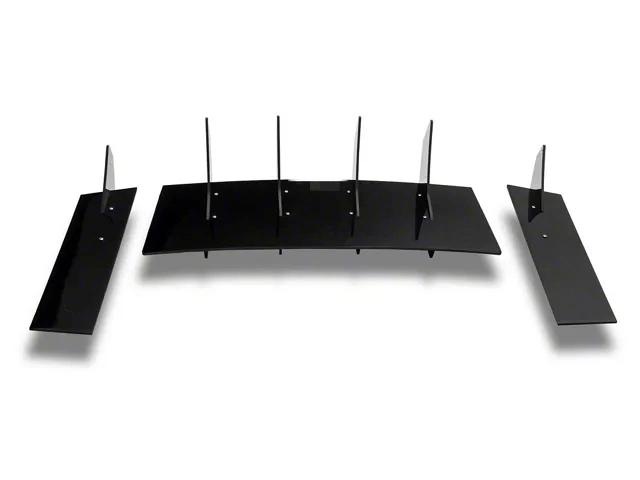 Gloss Black Rear Diffuser – Chevrolet Camaro SS (2017–2023) - Exotics Carbon Design
