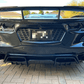 Gloss Black Rear Diffuser – Chevrolet Corvette C8 (2020–2024) - Exotics Carbon Design