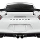 GT4 Style Carbon Fiber Rear Wing – Porsche 718 Boxster/Cayman (2017–2024) - Exotics Carbon Design