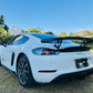 GT4 Style Carbon Fiber Rear Wing – Porsche 718 Boxster/Cayman (2017–2024) - Exotics Carbon Design
