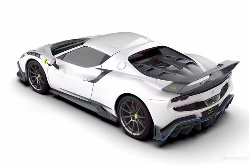 GTR Bat - Fury Full Carbon Fiber Kit - Ferrari 296 GTB - Exotics Carbon Design