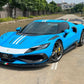 GTR Bat - Fury Full Carbon Fiber Kit - Ferrari 296 GTB - Exotics Carbon Design