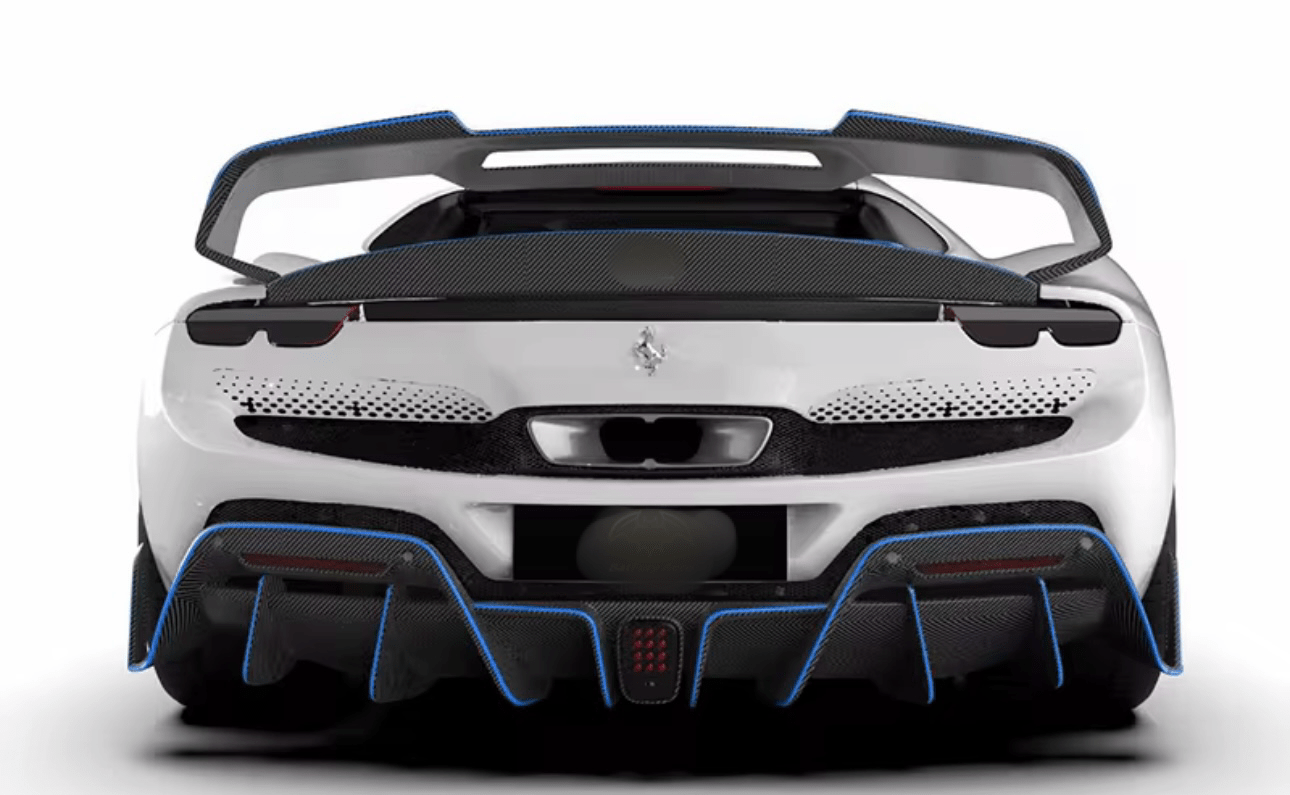 GTR Bat - Fury Full Carbon Fiber Kit - Ferrari 296 GTB - Exotics Carbon Design