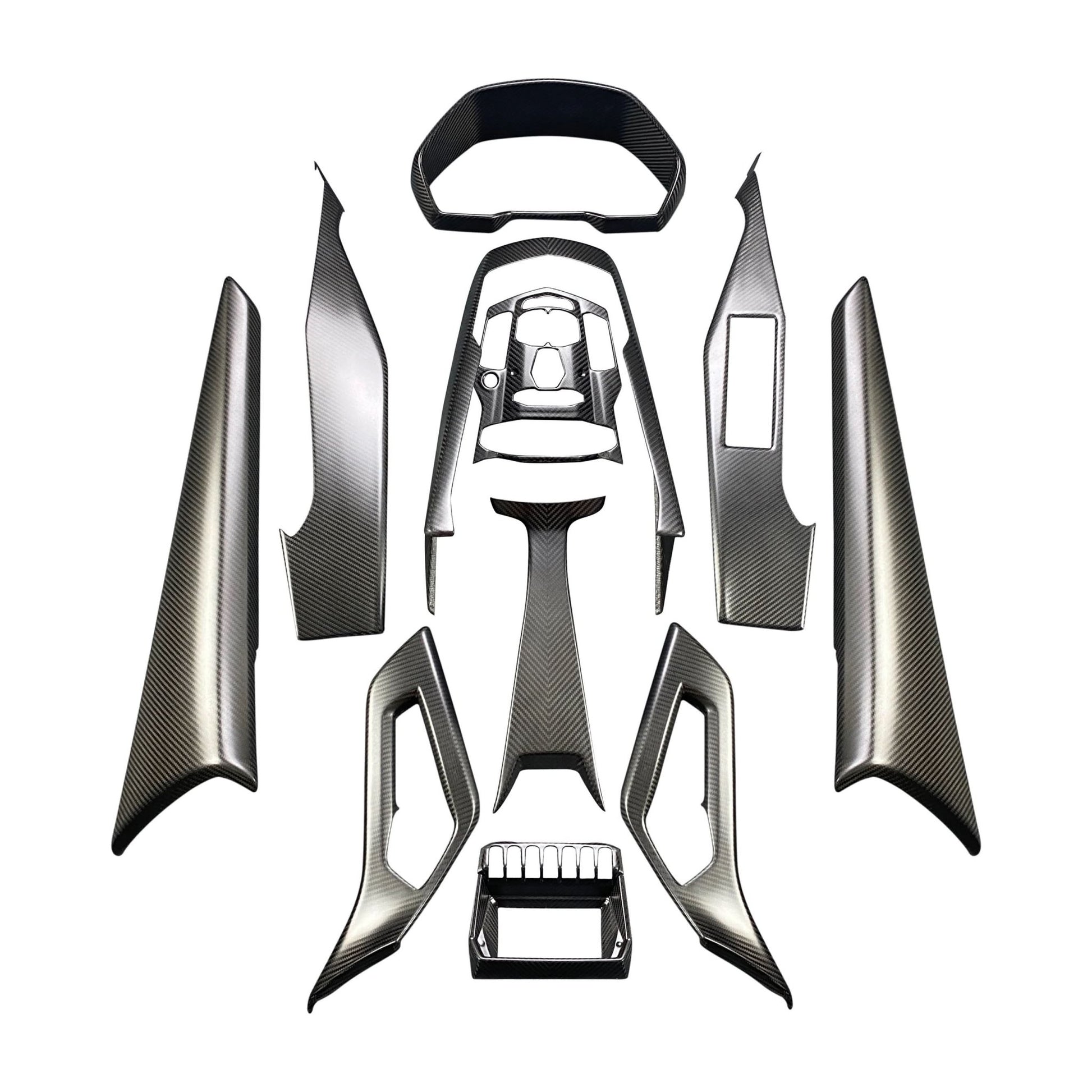 Lamborghini Aventador LP700 - 4 / LP720 / LP740 - Carbon Fiber Full Interior Trim Set - Exotics Carbon Design