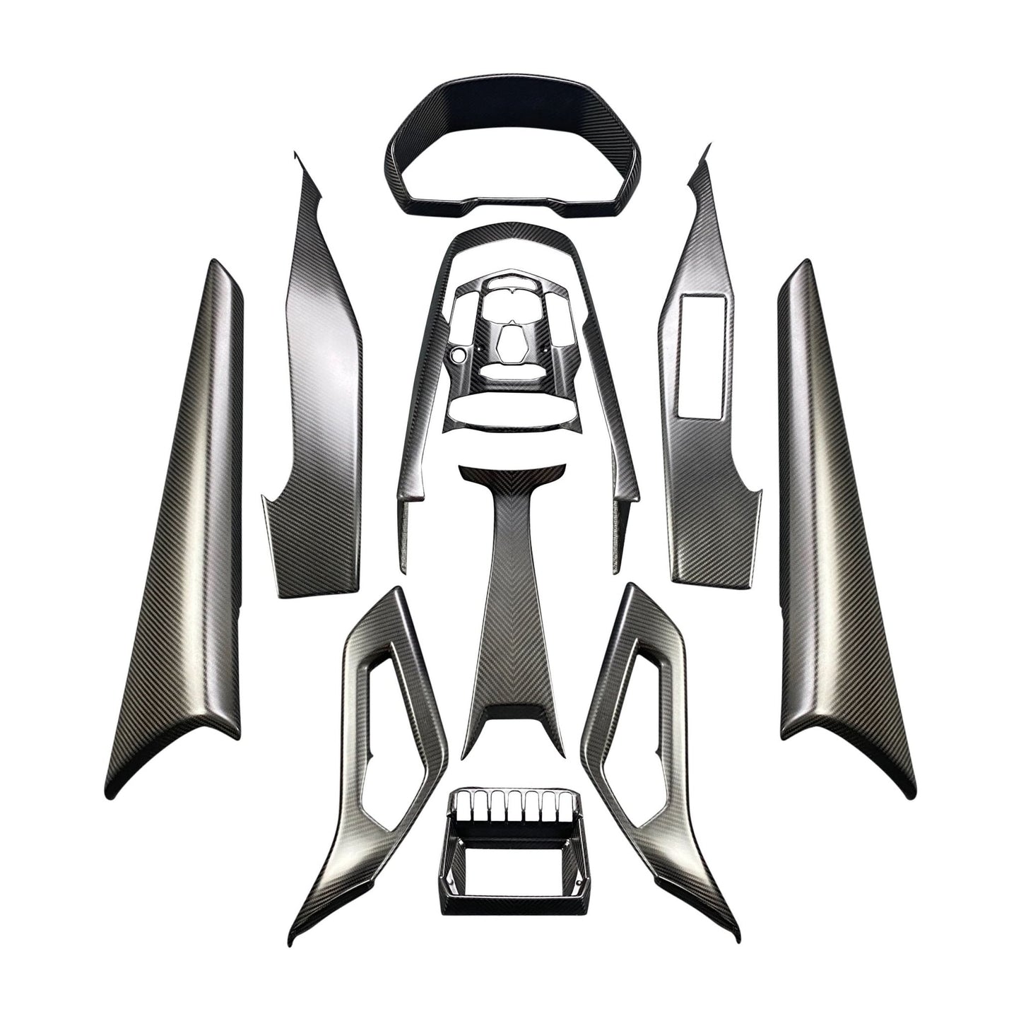 Lamborghini Aventador LP700-4 / LP720 / LP740 - Carbon Fiber Full Interior Trim Set - Exotics Carbon Design
