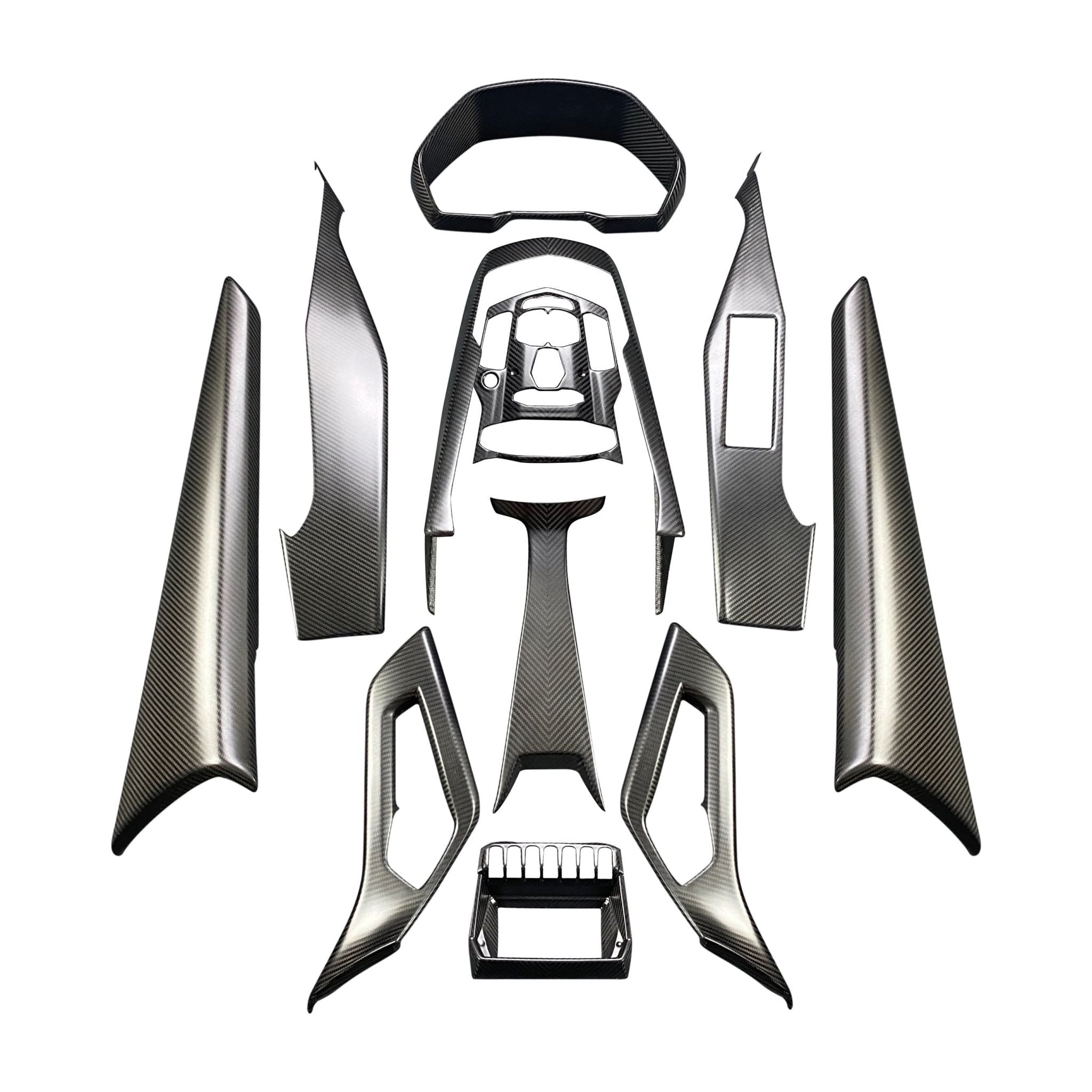 Lamborghini Aventador LP700-4 / LP720 / LP740 - Carbon Fiber Full Interior Trim Set - Exotics Carbon Design