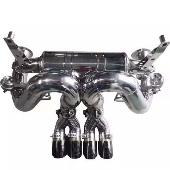 Lamborghini Aventador LP700 - Stainless Steel Extreme Performance Catback Exhaust System - Exotics Carbon Design