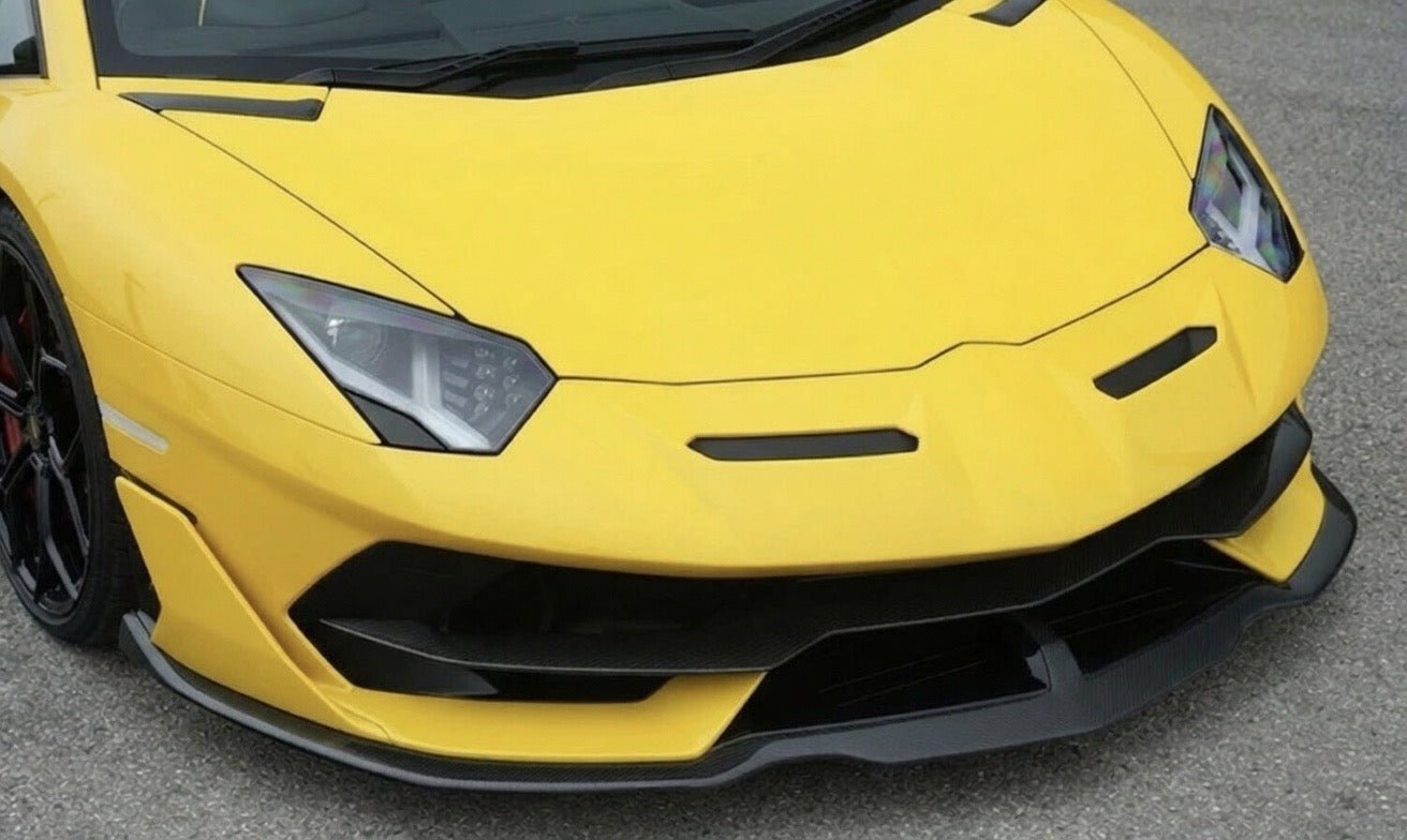 Lamborghini Aventador SVJ Carbon Fiber Front Lip - Exotics Carbon Design
