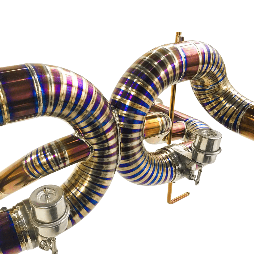 Lamborghini Aventador SVJ LP770 - 4 (2018–2022) - Valved Catback Exhaust System With Race Muffler - Exotics Carbon Design