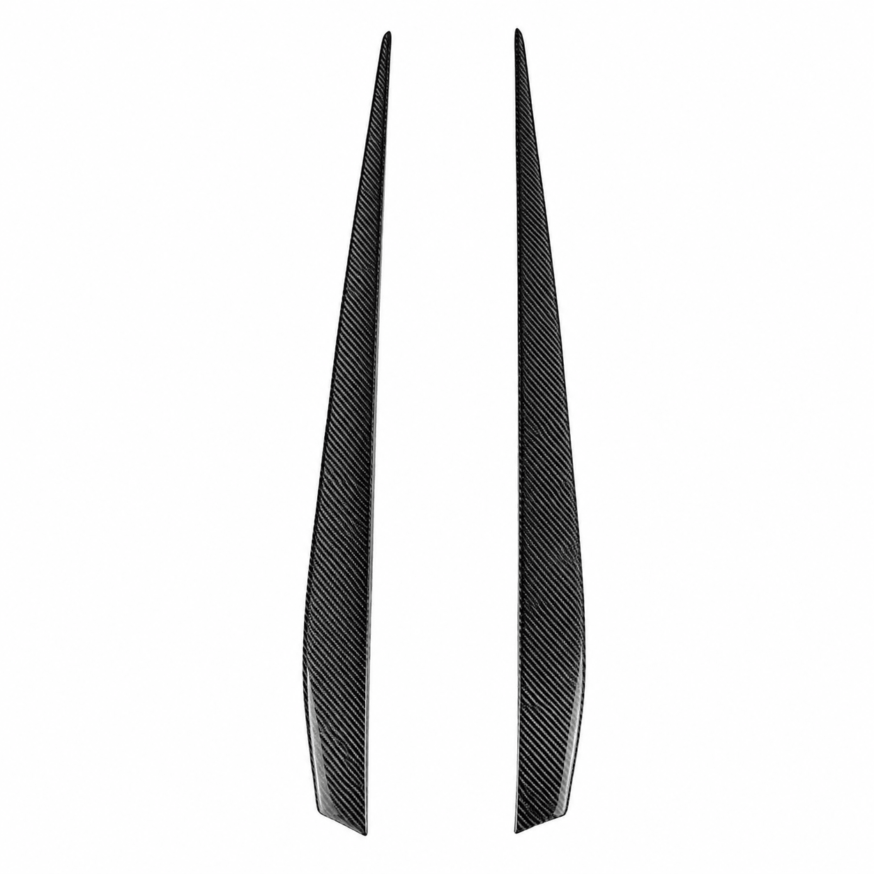 Lamborghini Aventador SVJ NVC Style Carbon Fiber Side Skirt Add-Ons - Exotics Carbon Design