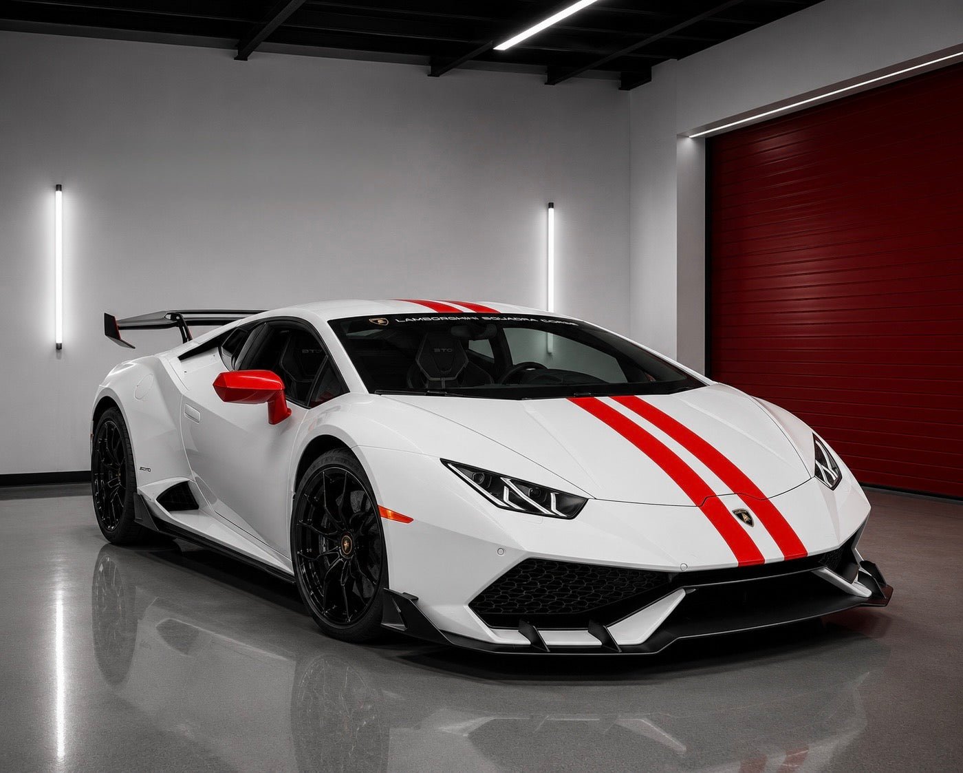 Lamborghini Huracan (2014–2019) Carbon Fiber Front Lip - Exotics Carbon Design