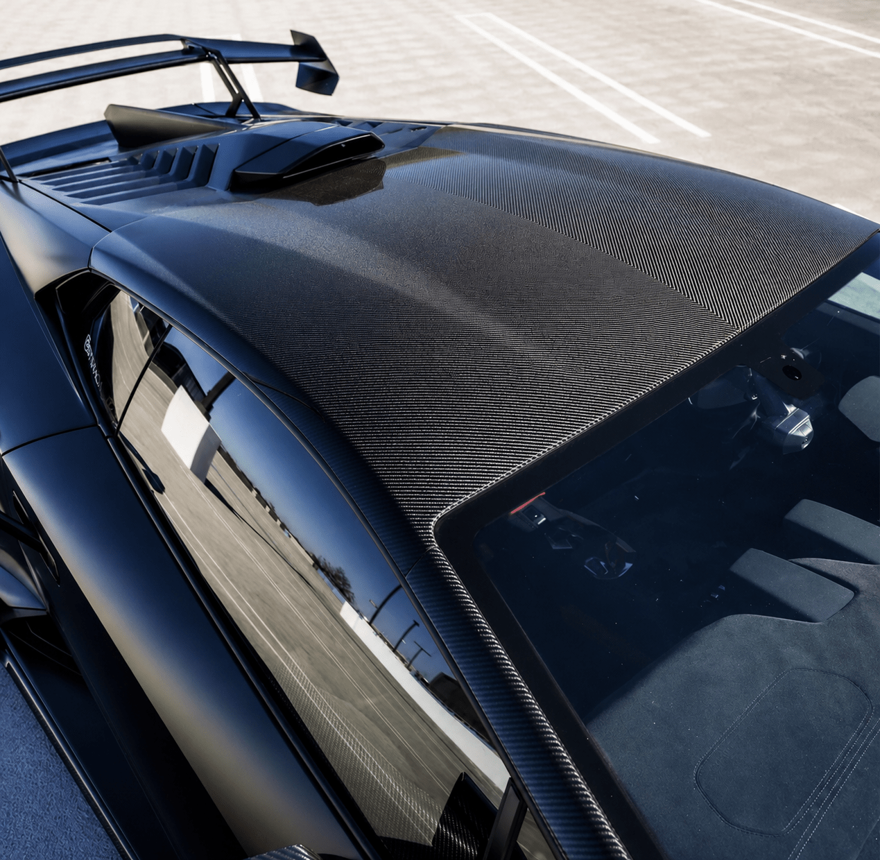 Lamborghini Huracán 580 / 610 / EVO / STO Carbon Fiber Roof Cover - Exotics Carbon Design