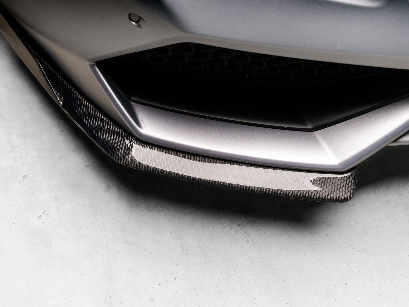 Lamborghini Huracan Carbon Fiber Front Splitter - Exotics Carbon Design