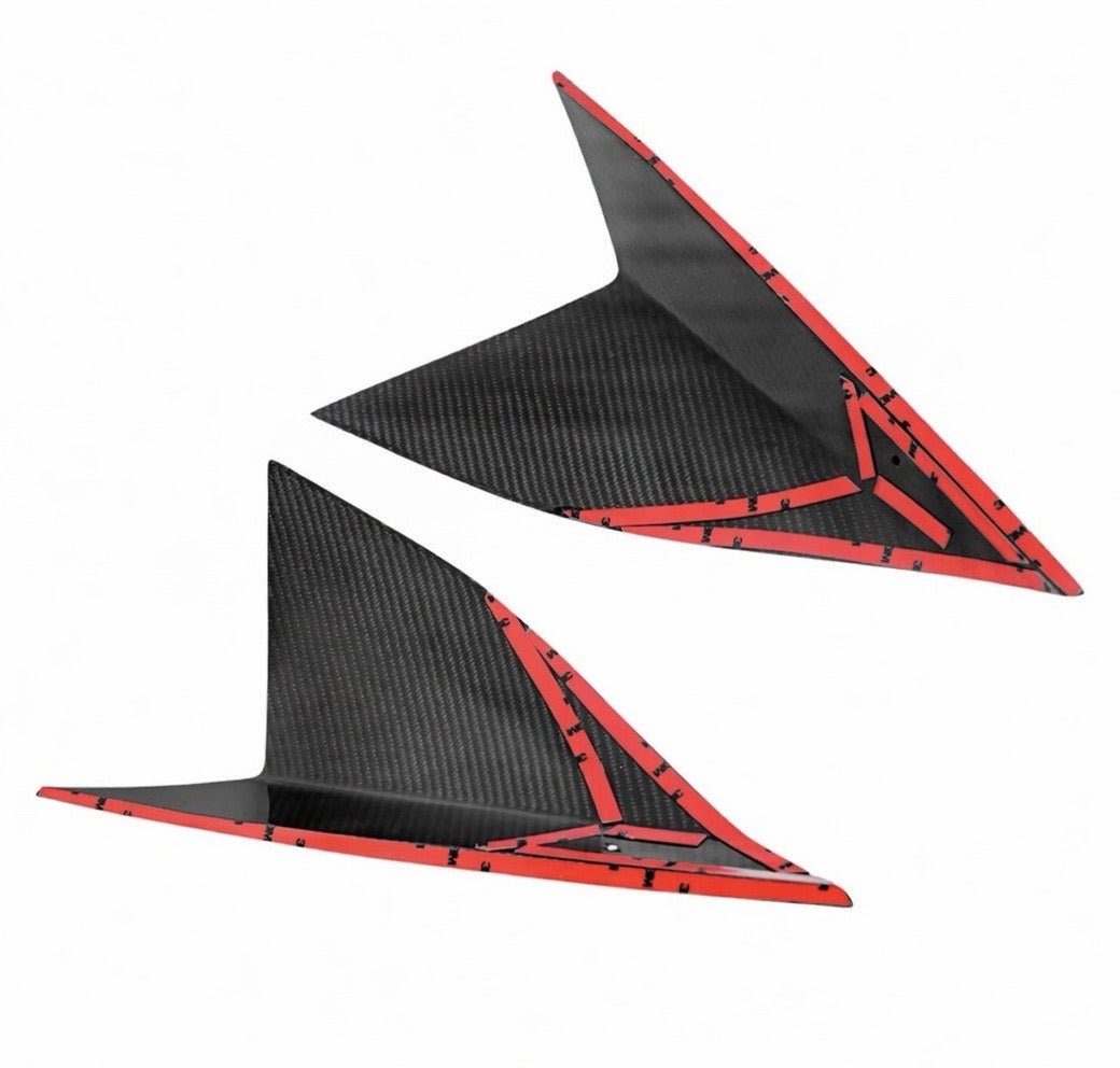 Lamborghini Huracán Carbon Fiber Side Window Scoops - Exotics Carbon Design
