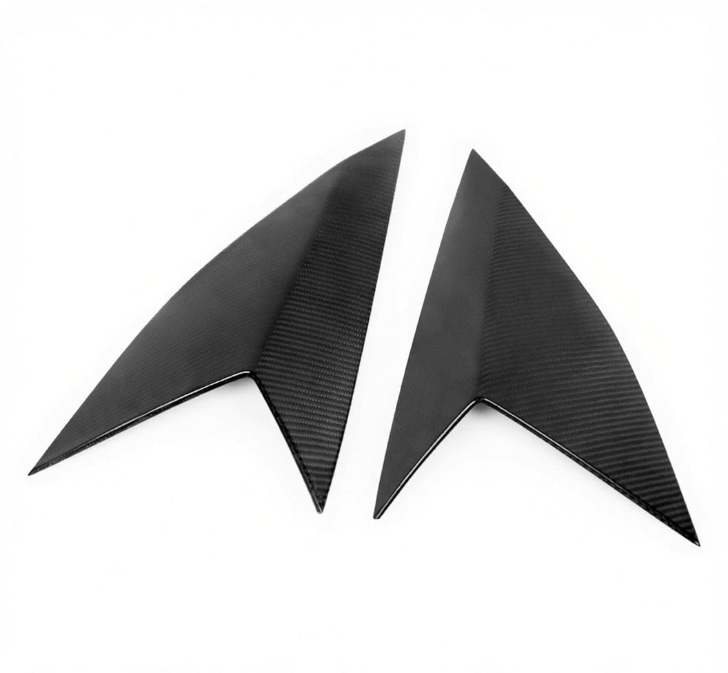 Lamborghini Huracán Carbon Fiber Side Window Scoops - Exotics Carbon Design