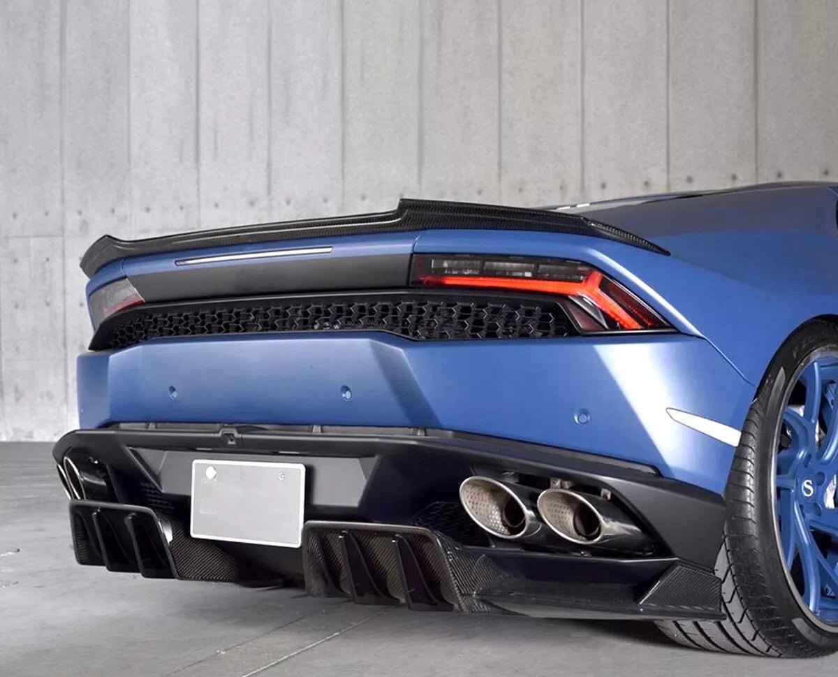 Lamborghini Huracan Carbon Fiber Trunk Spoiler - Exotics Carbon Design