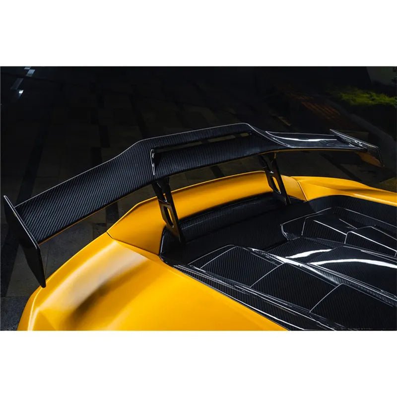 Lamborghini Huracan EVO (2019–2021) Carbon Fiber Rear Wing - Exotics Carbon Design