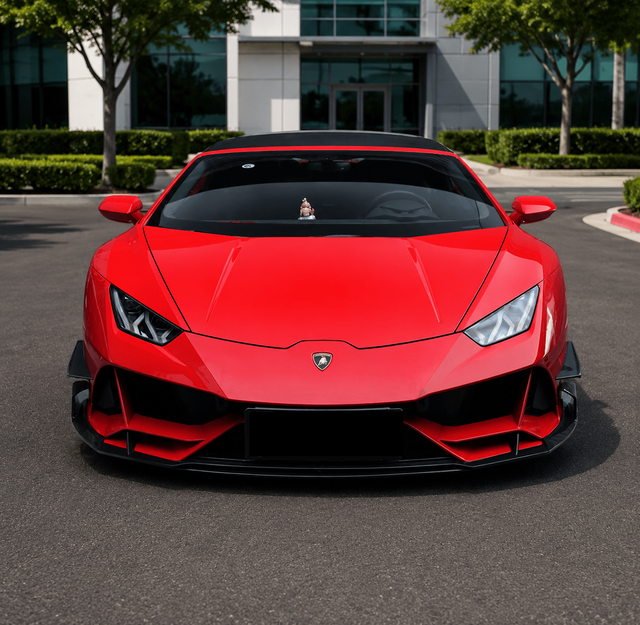Lamborghini Huracan EVO IMP Style Carbon Fiber Front Lip - Exotics Carbon Design