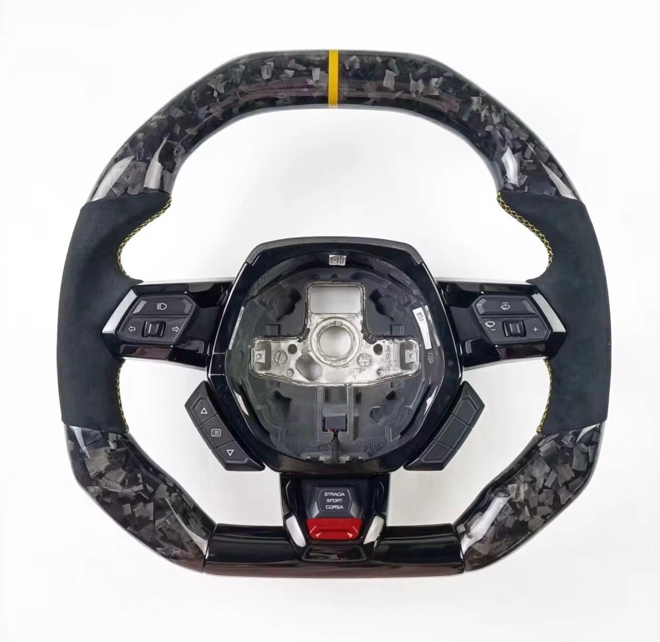 Lamborghini Huracán Forged Carbon Fiber Steering Wheel - Exotics Carbon Design