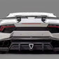 Lamborghini Huracan GT4 Style Rear Bumper with Carbon Fiber Rear Diffuser - Exotics Carbon Design
