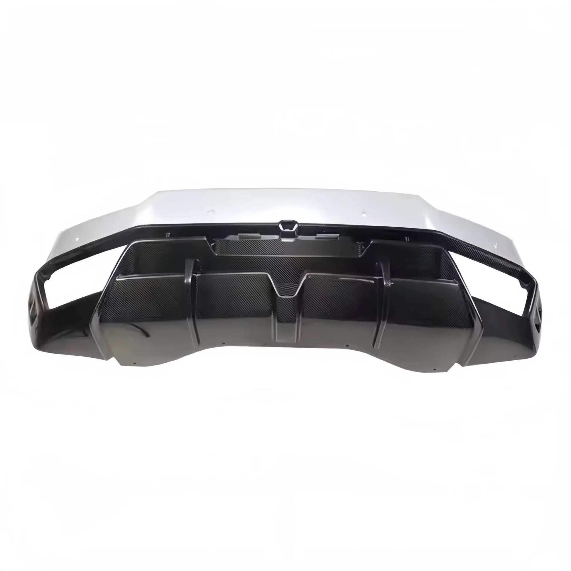 Lamborghini Huracan GT4 Style Rear Bumper with Carbon Fiber Rear Diffuser - Exotics Carbon Design