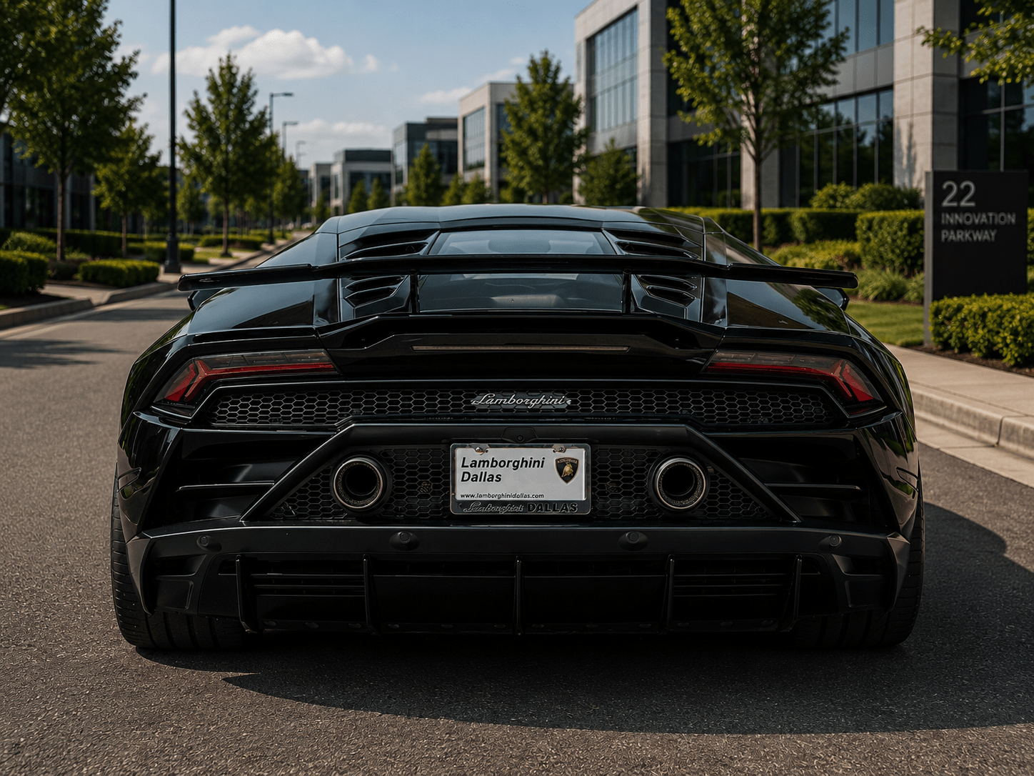 Lamborghini Huracán LP580 / LP610 / EVO - Track Inspired Carbon Fiber Race Spoiler - Exotics Carbon Design
