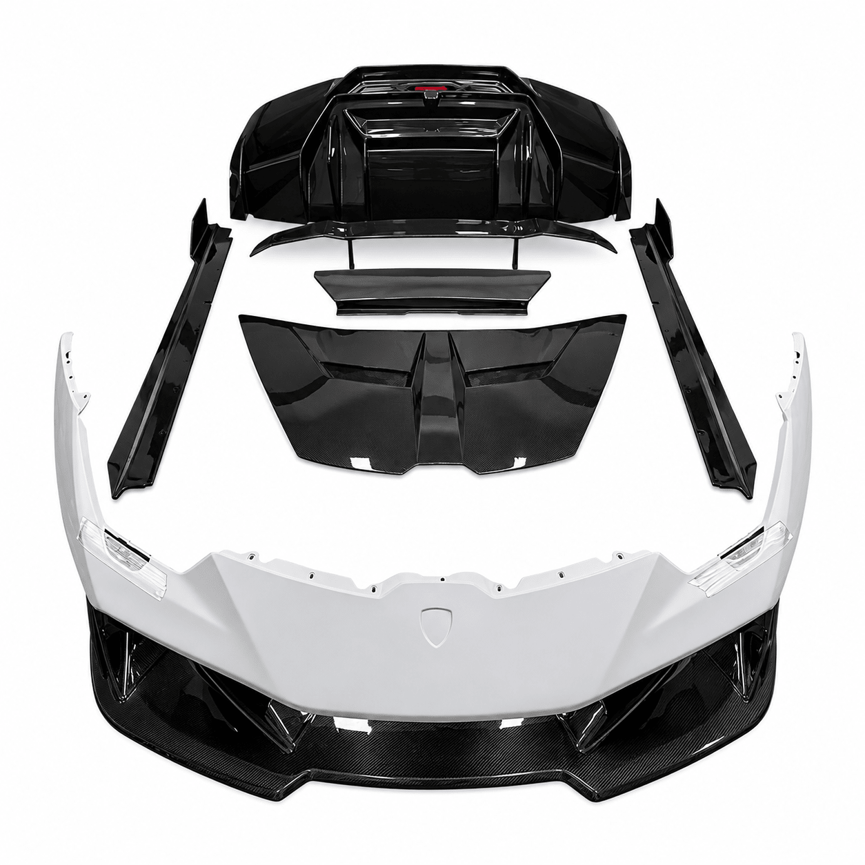 Lamborghini Huracan LP610 / LP580 / Evo - Full EVO Style Carbon Fiber Body Kit - Exotics Carbon Design