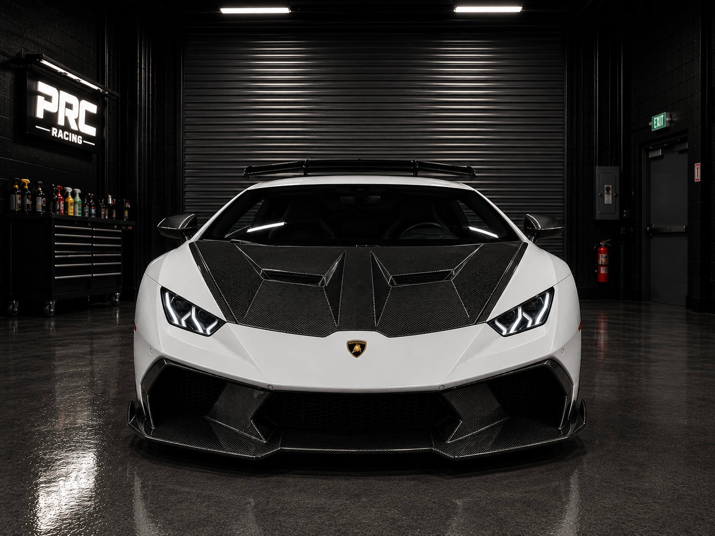 Lamborghini Huracan LP610 / LP580 / Evo - Full EVO Style Carbon Fiber Body Kit - Exotics Carbon Design