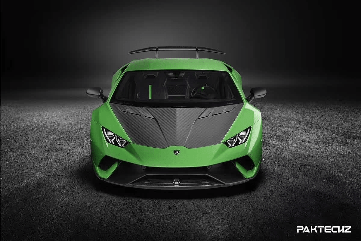 Lamborghini Huracan Paktechz Carbon Fiber Engine Hood - Exotics Carbon Design