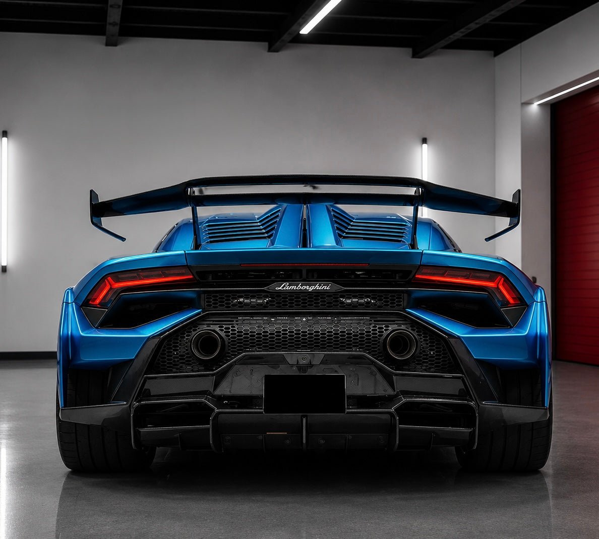 Lamborghini Huracan STO Carbon Fiber Rear Diffuser - Exotics Carbon Design