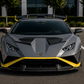 Lamborghini Huracán STO V-Style Carbon Fiber Front Lip - Exotics Carbon Design