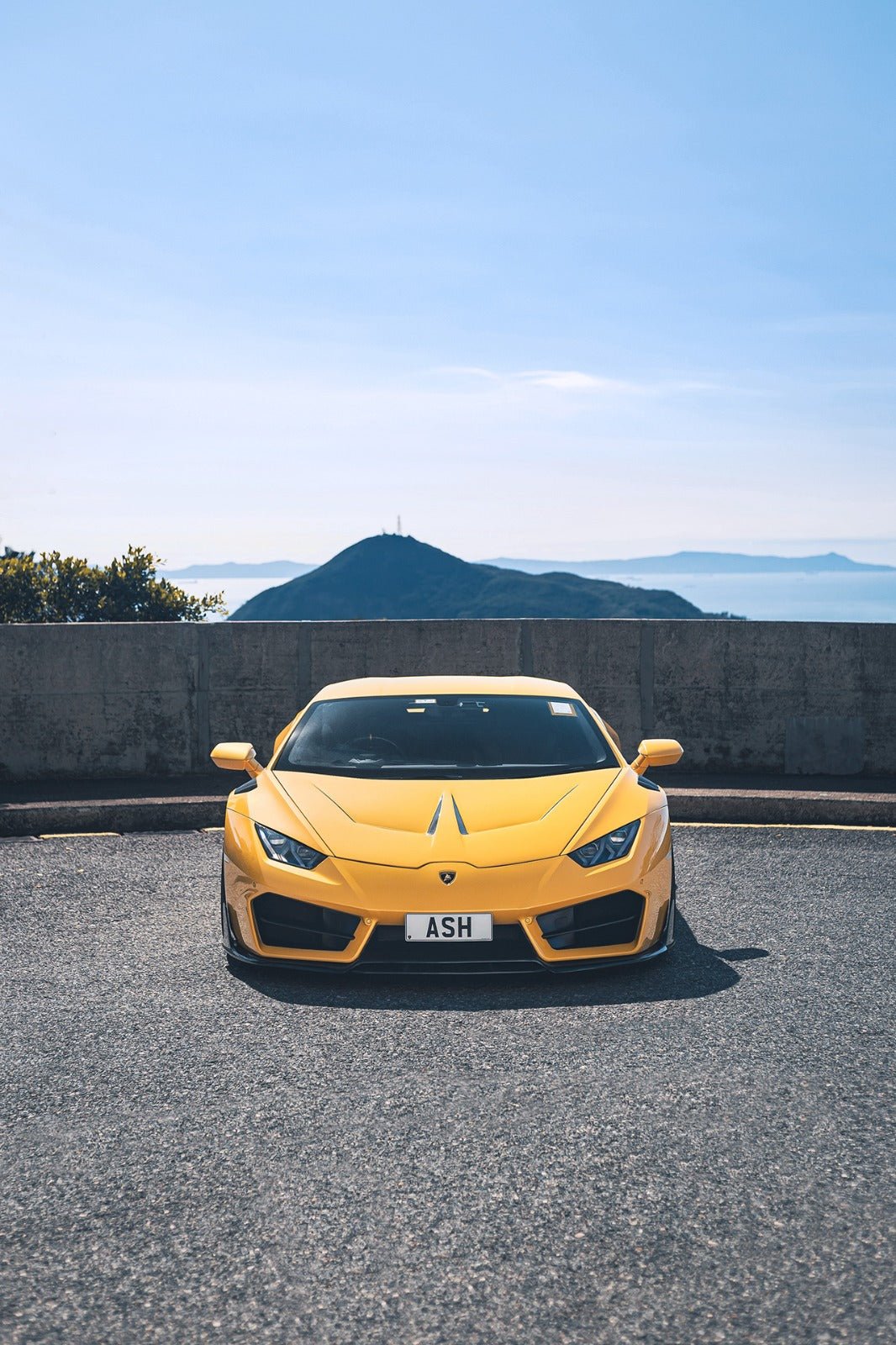 Lamborghini Huracan V Style Carbon Fiber Front Lip - Exotics Carbon Design